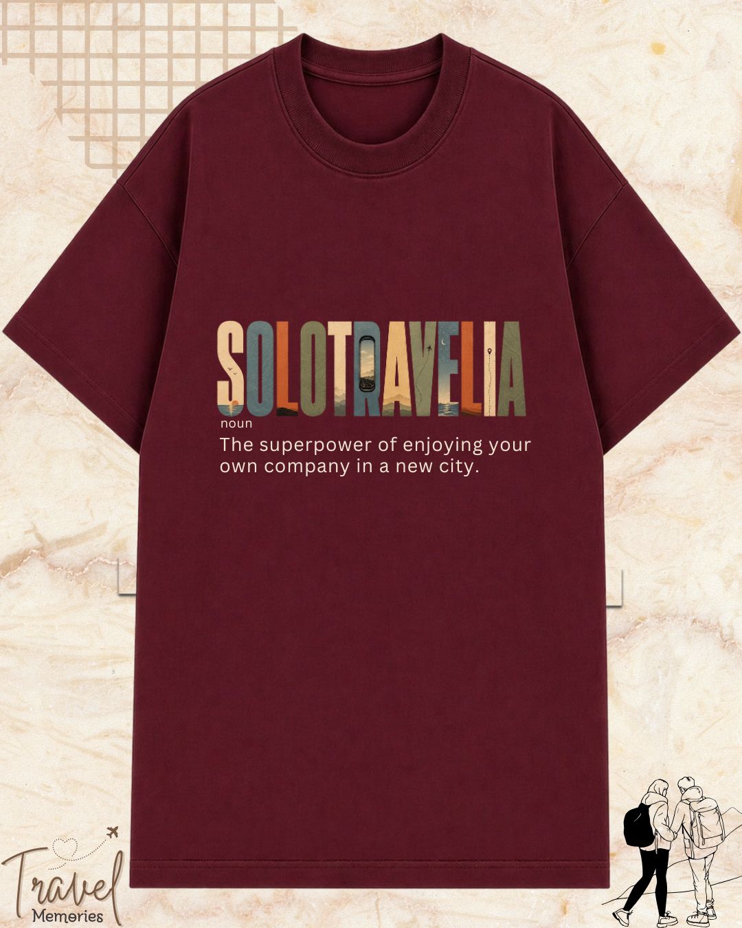Travel Dictionary Cotton Tshirt