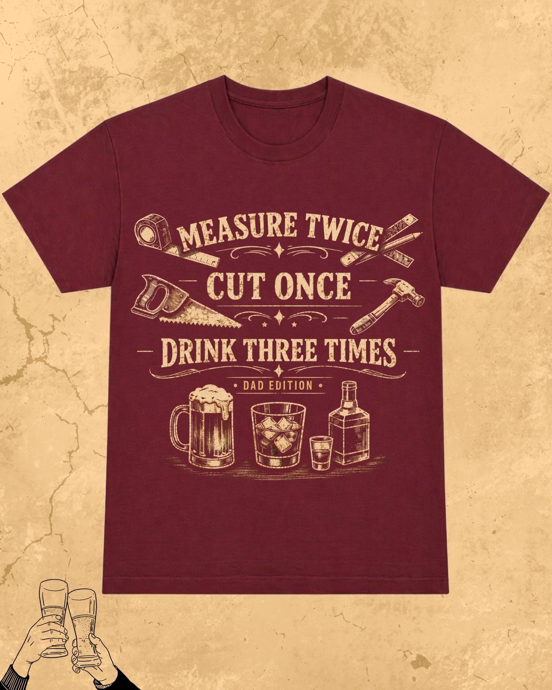 Beer Bond Statement Cotton T-Shirt