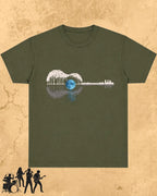 Guitar Relaxation Music Cotton T-Shirt