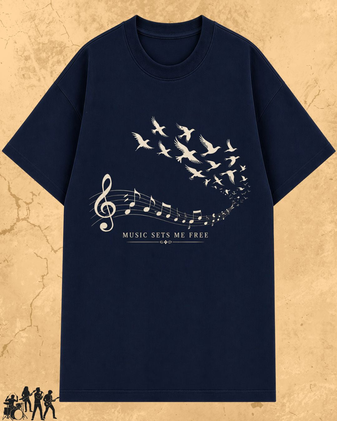 Music Freedom Cotton Tshirt