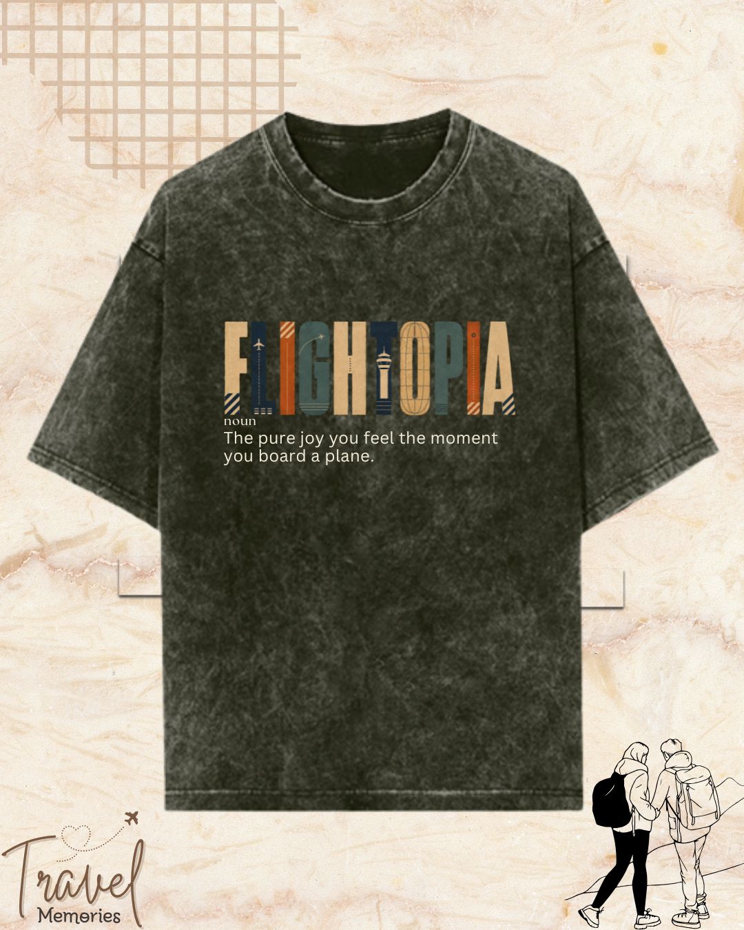 Travel Dictionary Cotton Tshirt