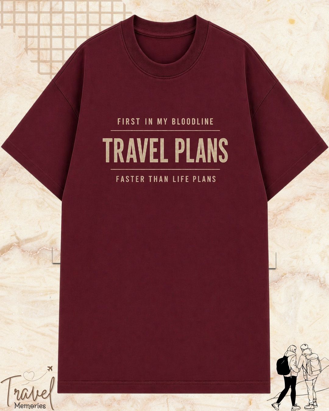 FIRST IN MY BLOODLINE Travel Cotton Tshirt