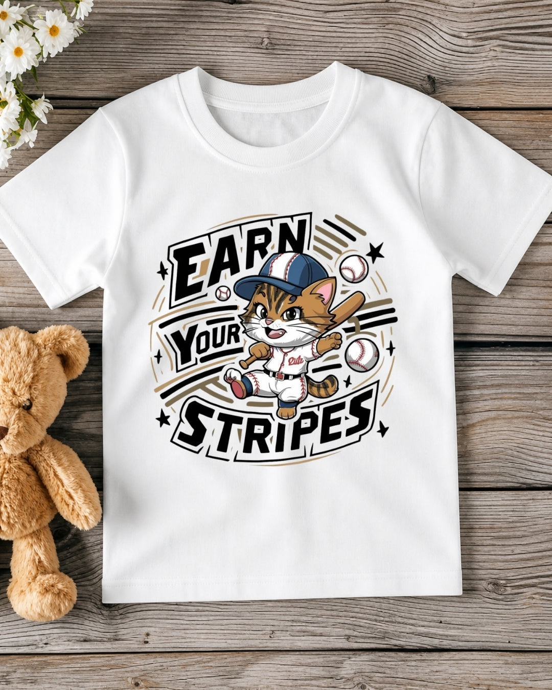 Earn Your Stripe kid Cotton Tshirt