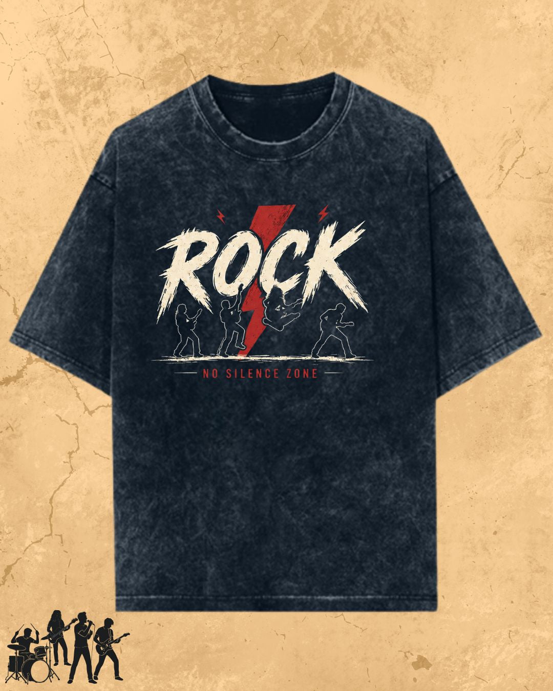 Rock Music Cotton Tshirt