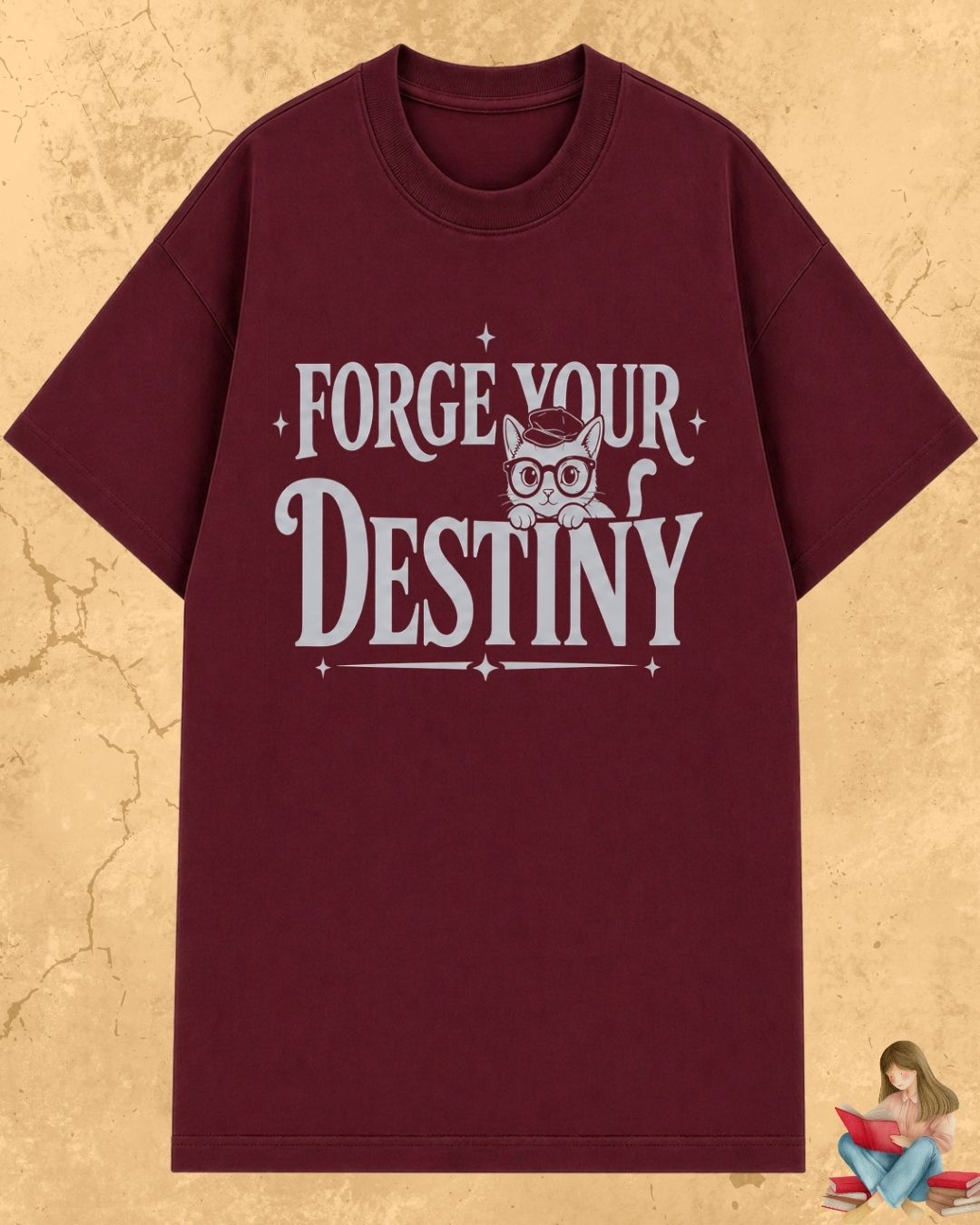 Purrfect Reader Cotton Tshirt
