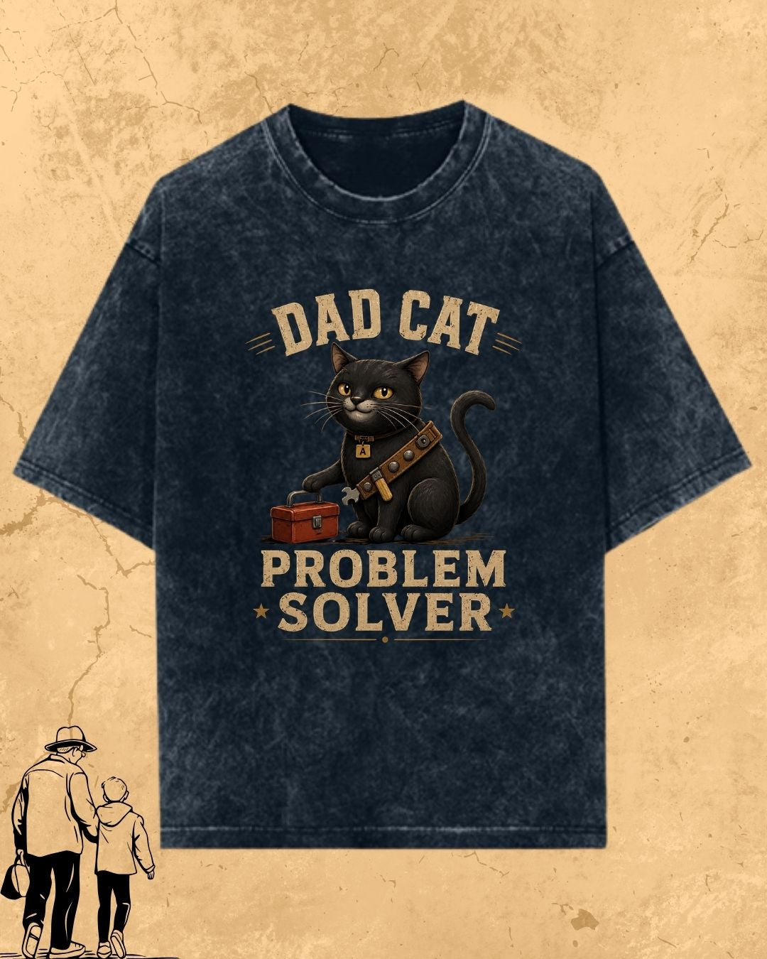 Purr Dad Cotton Tshirt