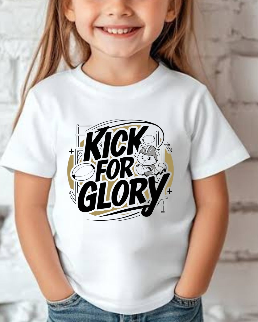 Kick The Glory kid Cotton Tshirt