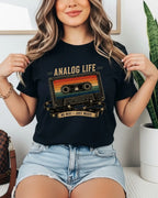 Retro Cassette Music Cotton Tshirt