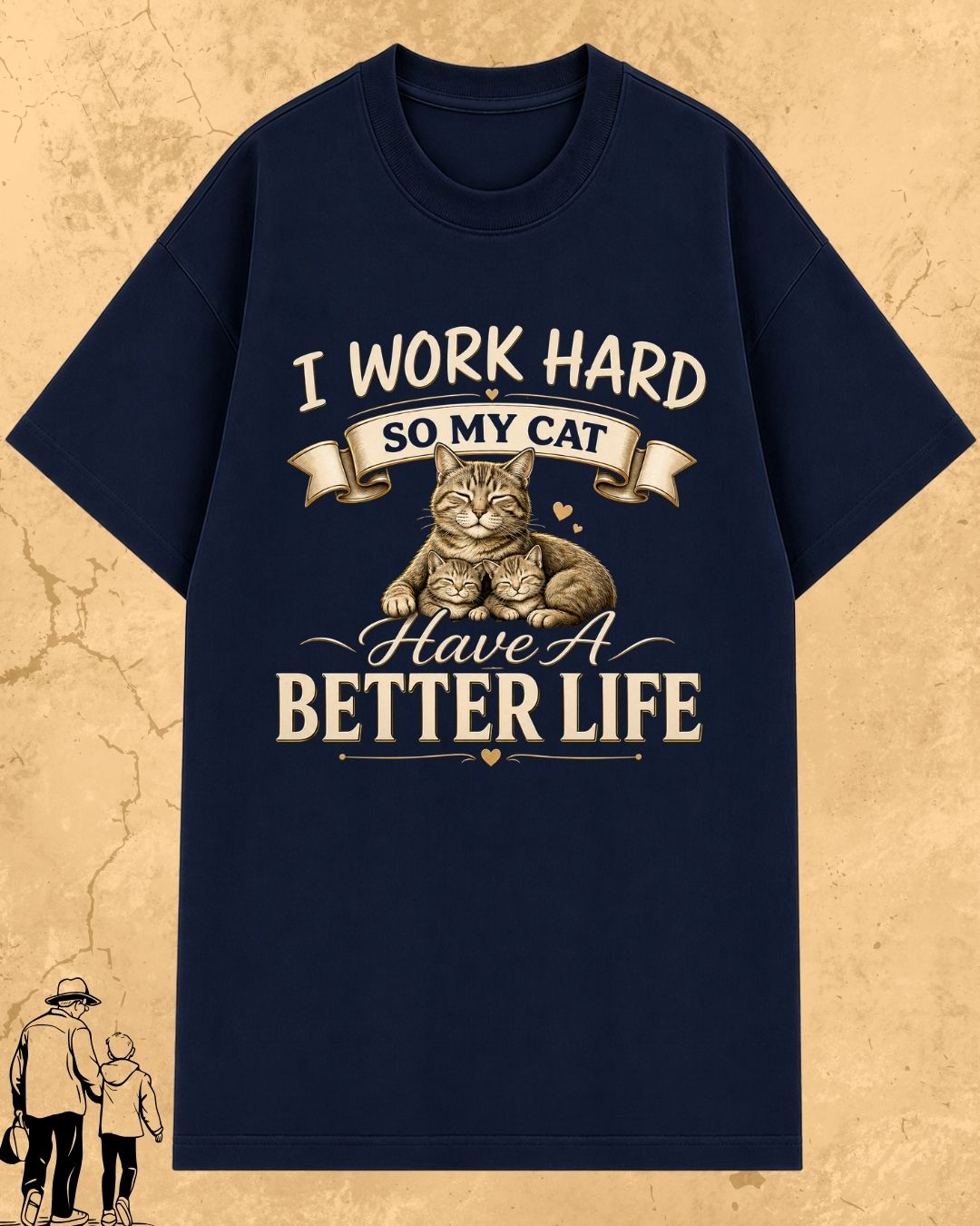 Purr Dad Cotton Tshirt