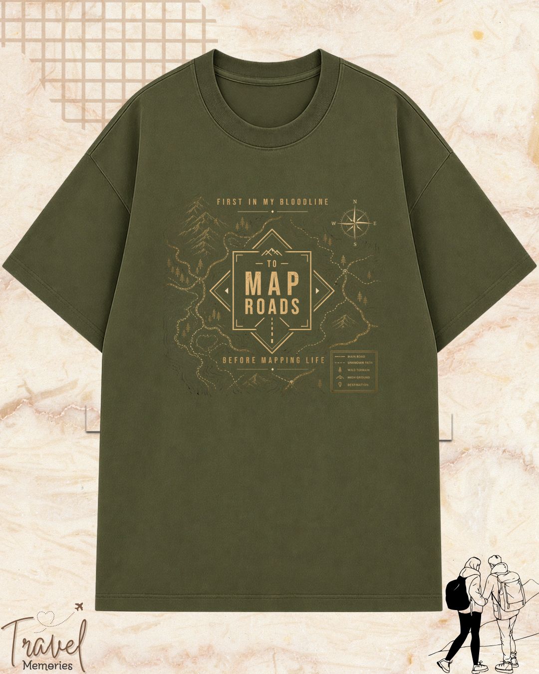 FIRST IN MY BLOODLINE Travel Cotton Tshirt