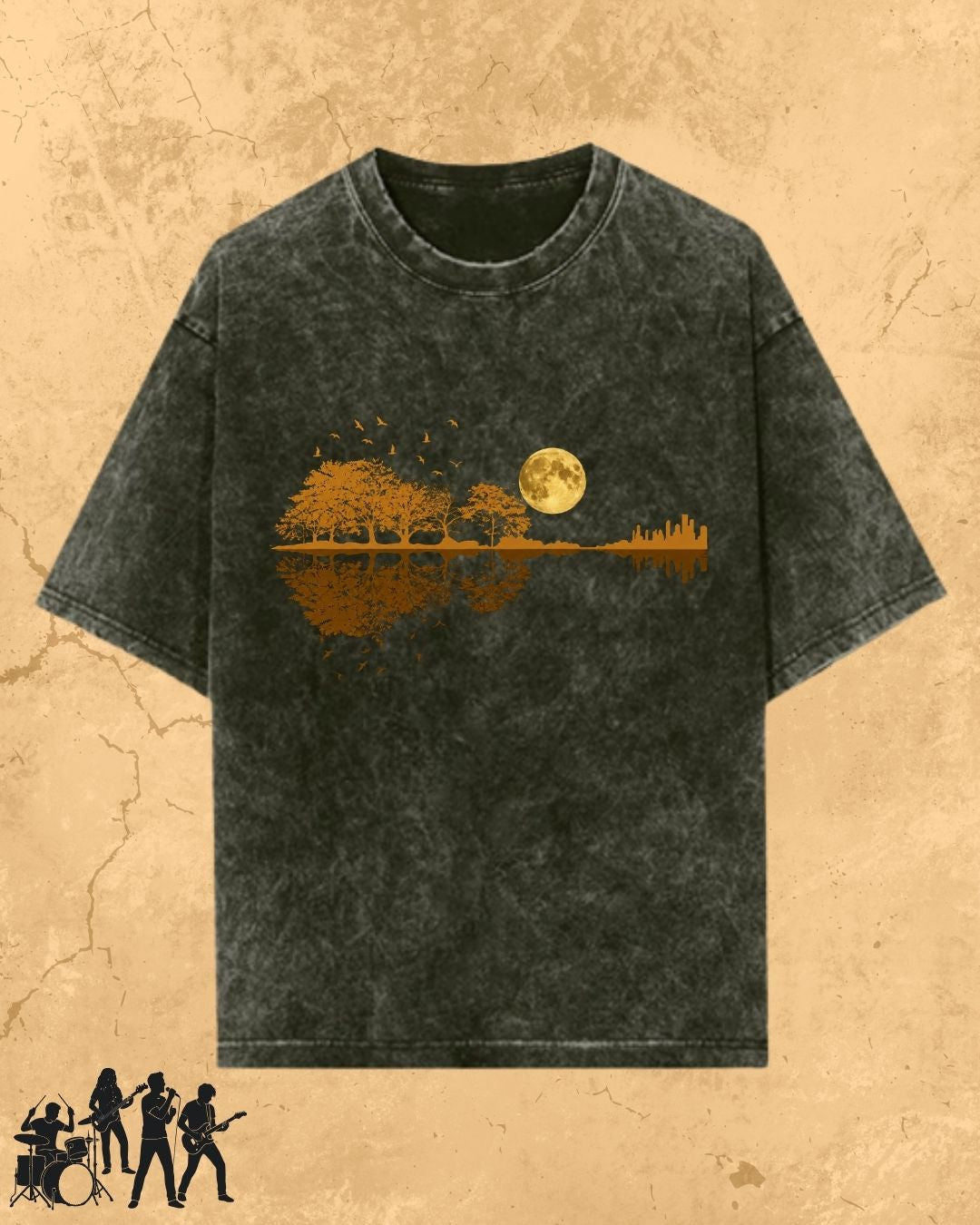 Guitar Relaxation Music Cotton T-Shirt