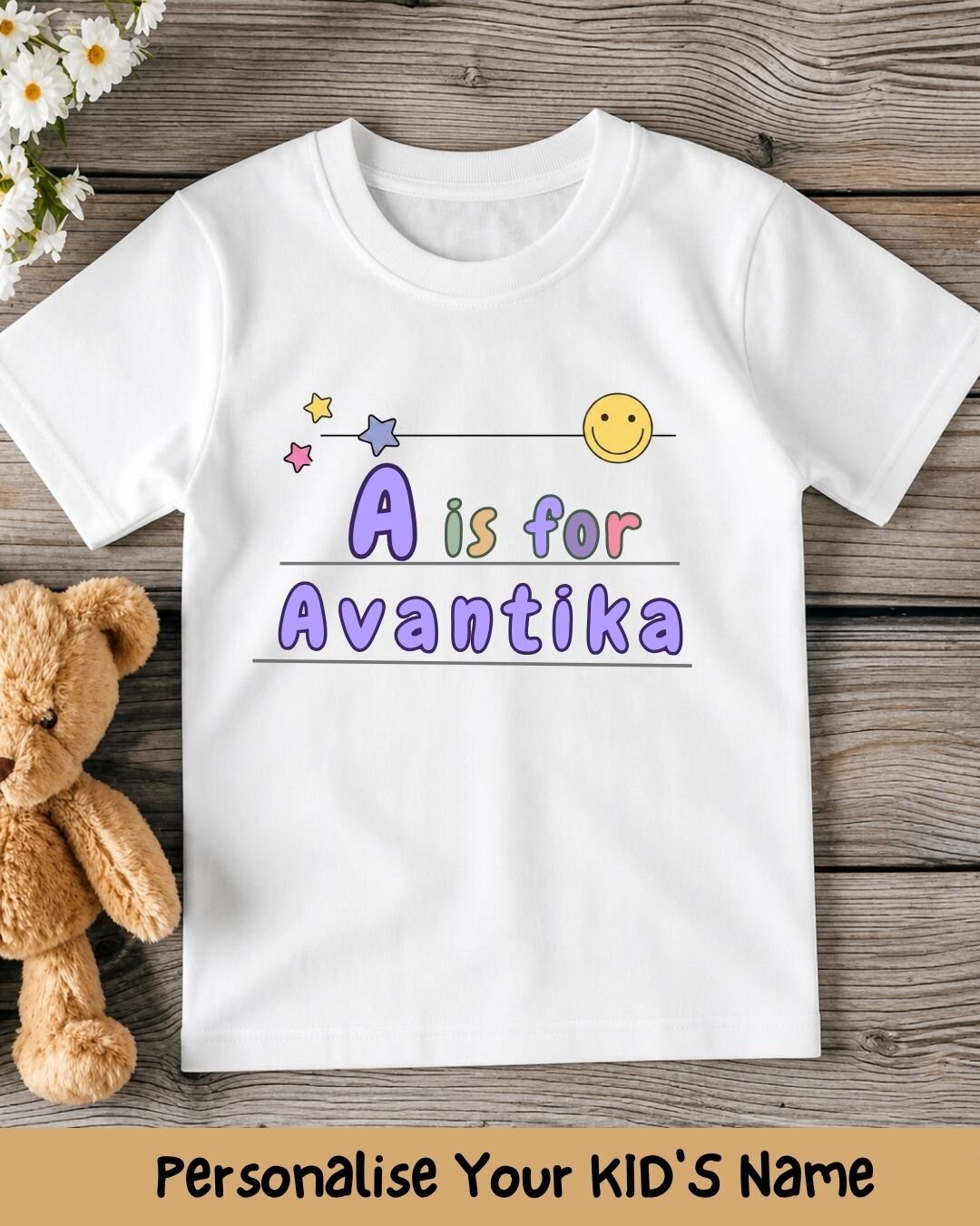 Back To School Custom Kid Cotton Tee