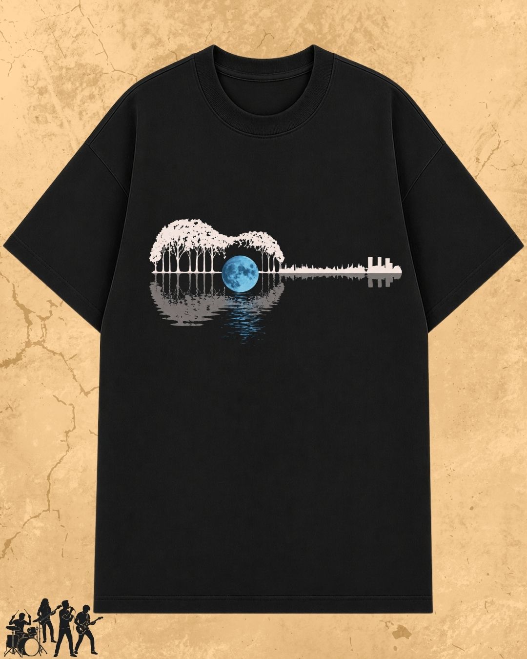 Guitar Relaxation Music Cotton T-Shirt