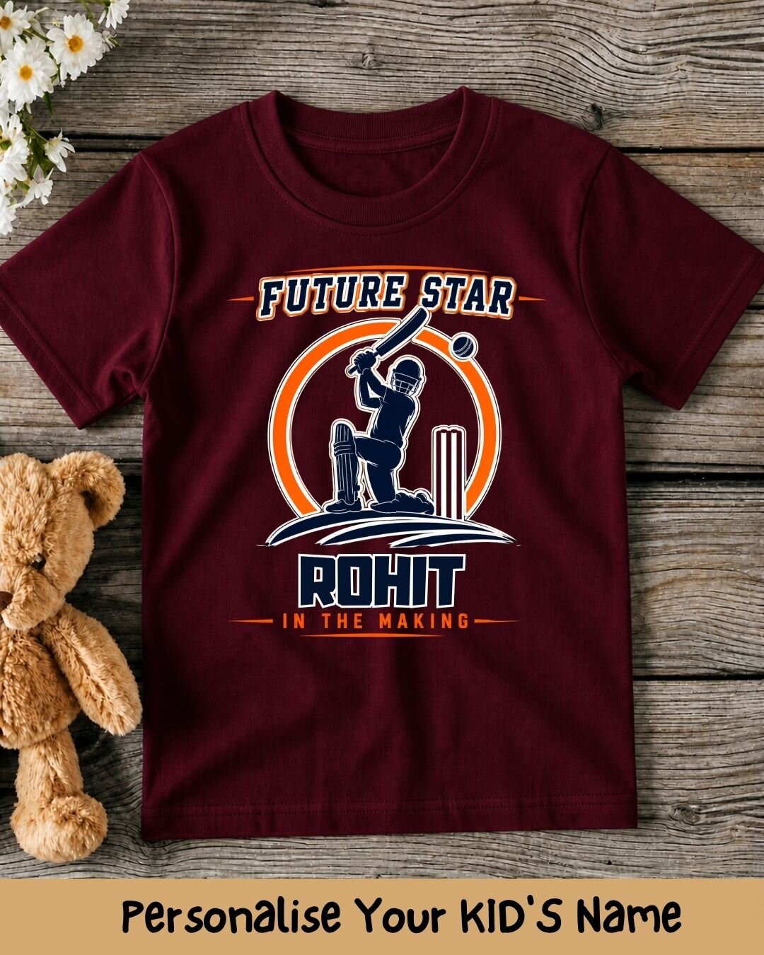Future Sport Star Custom Kid's Cotton Tee