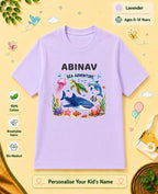 Ocean Theme Custom Kid Cotton Tshirt