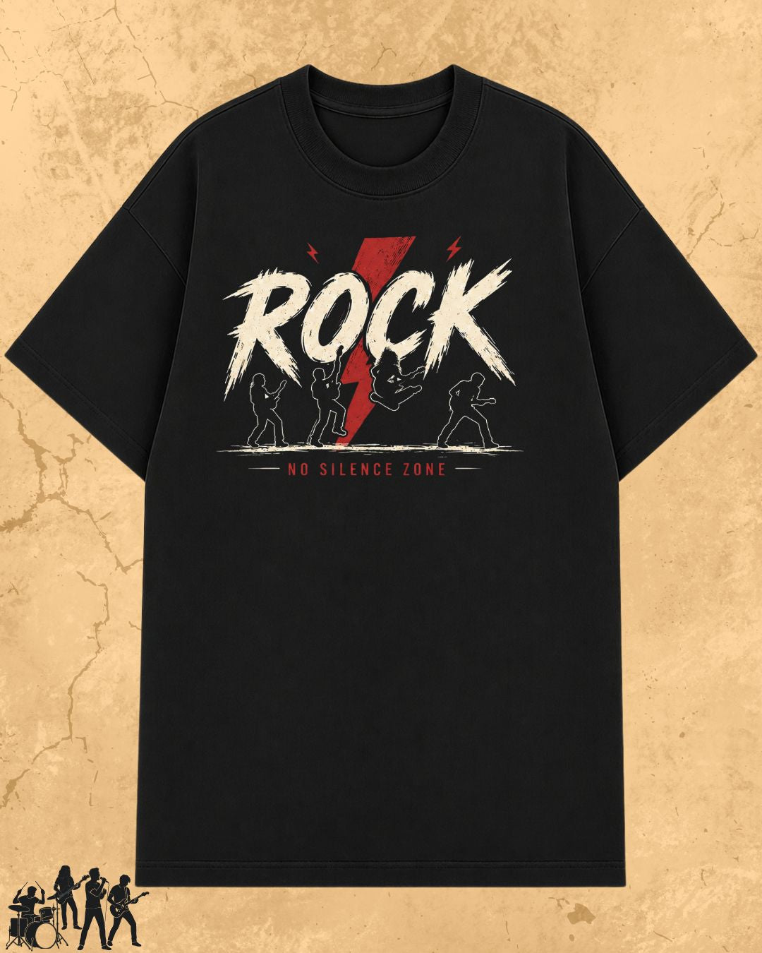 Rock Music Cotton Tshirt