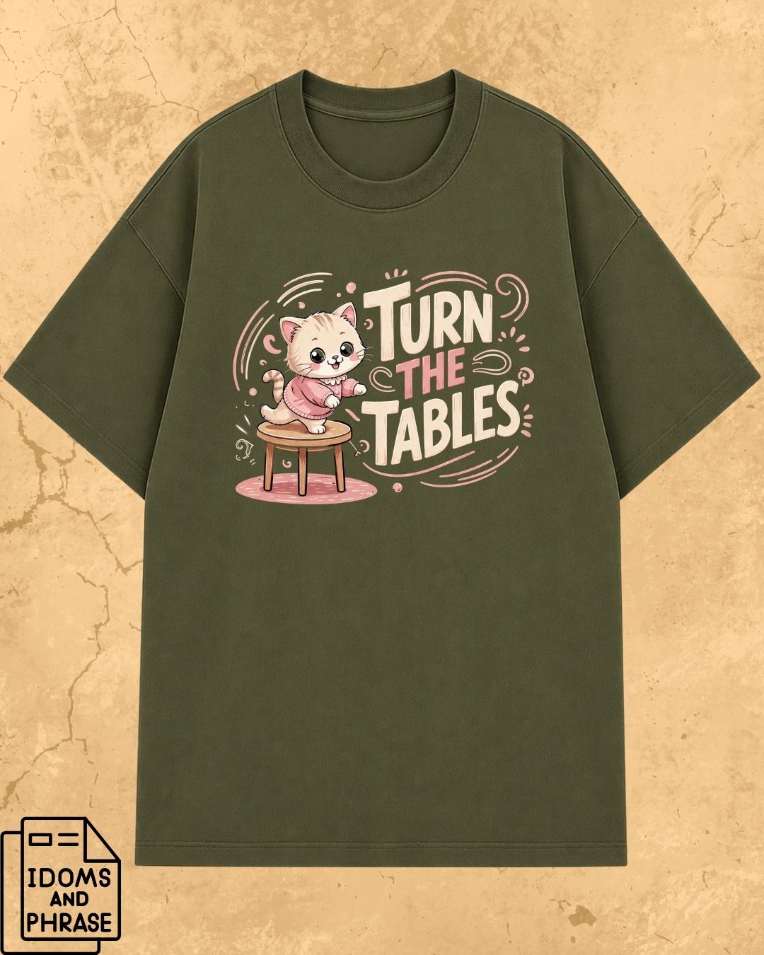 Idiom Whisker Cotton Tee