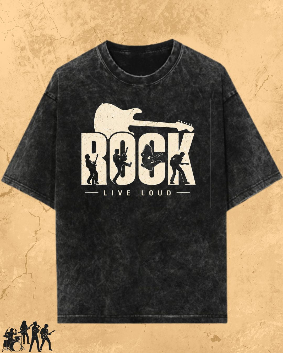 Rock Music Cotton Tshirt