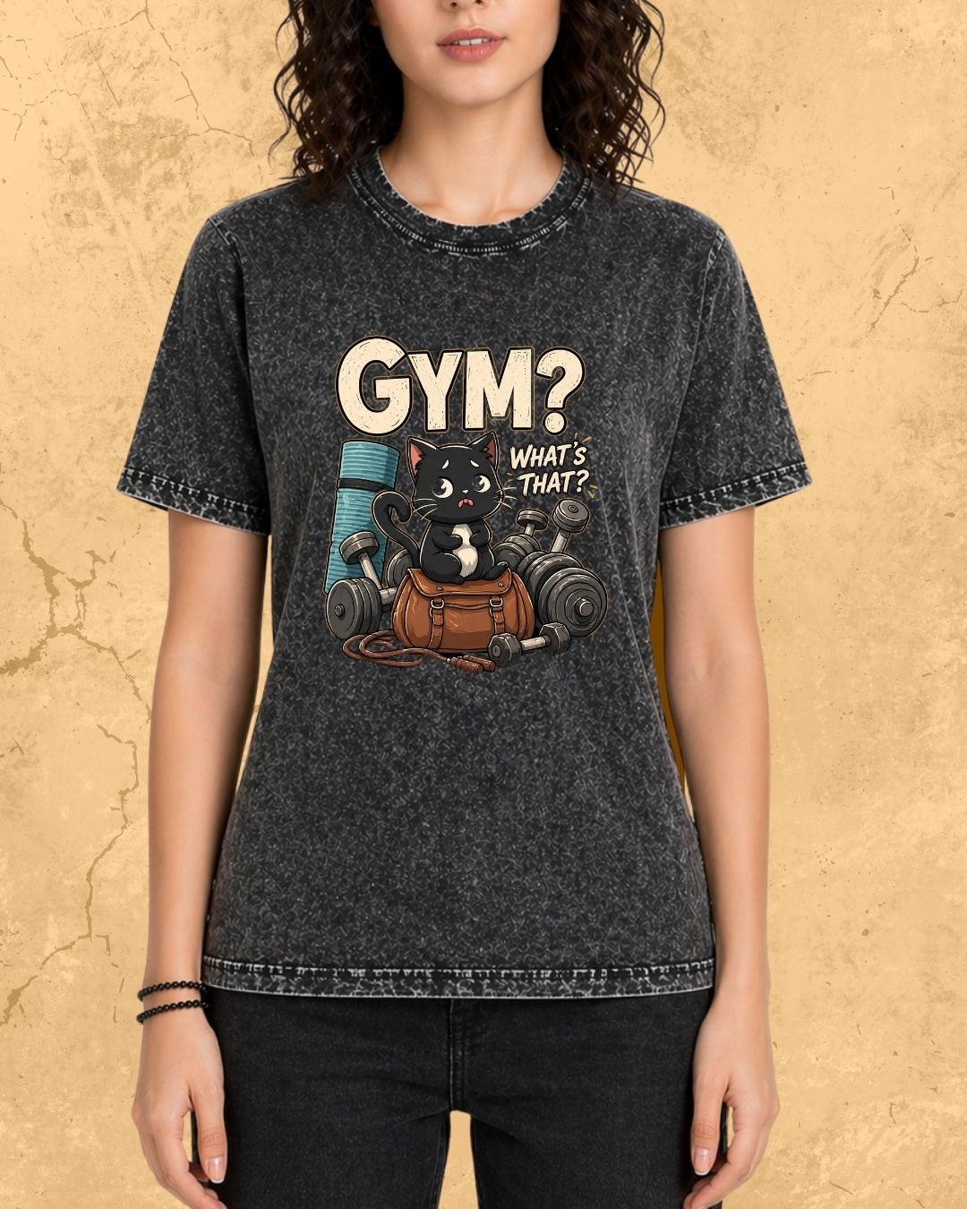 Meow Workout Cotton Tee
