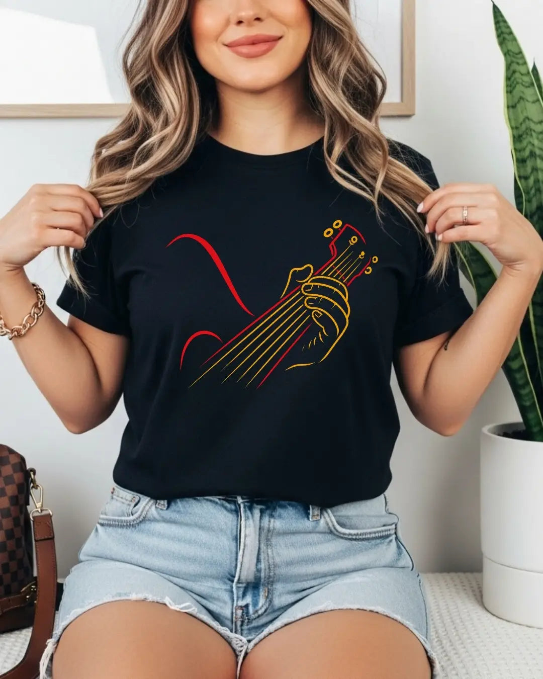 Minimal Music Vibe Cotton Tshirt