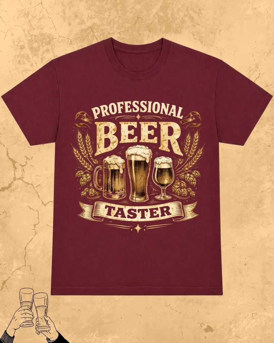 Beer Bond Statement Cotton T-Shirt