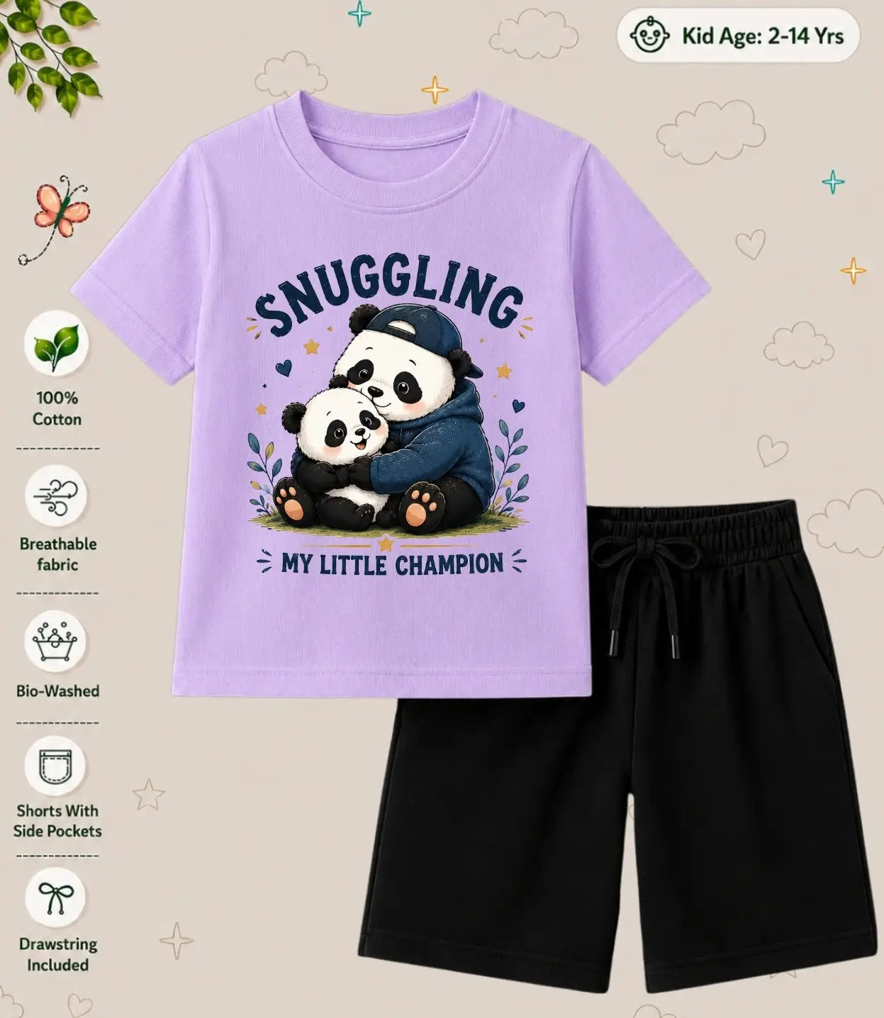 Mom - Dad Loving Kid Co-ord Set