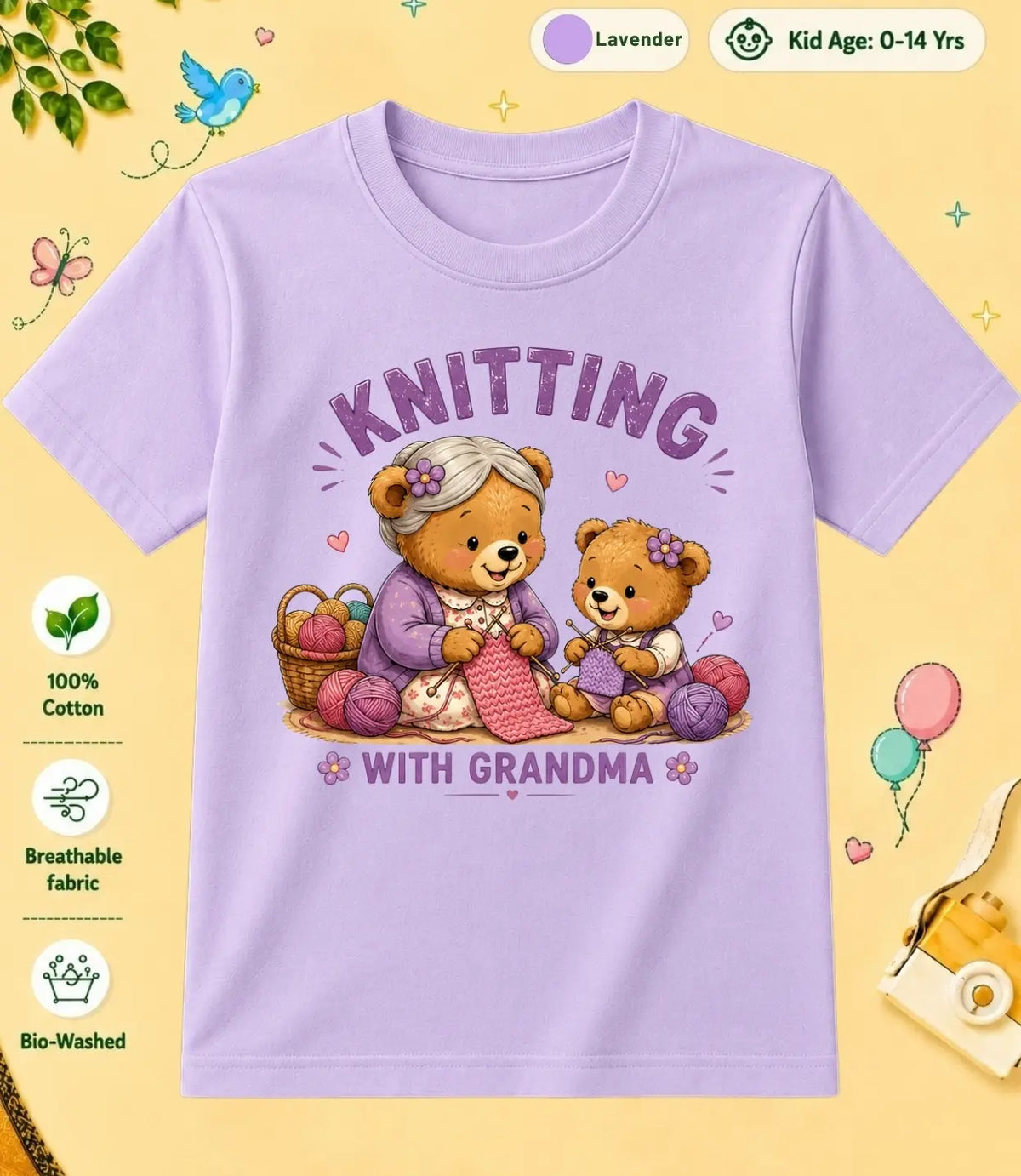 Grandpa & Grandma's Precious kids Cotton Tee