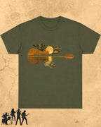 Guitar Relaxation Music Cotton T-Shirt