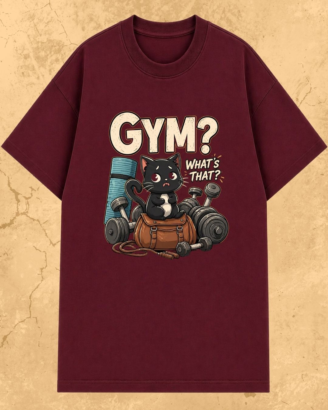Meow Workout Cotton Tee