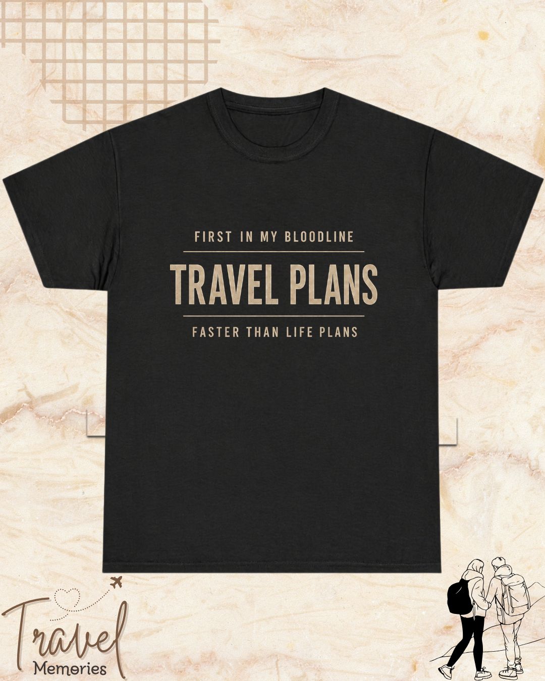 FIRST IN MY BLOODLINE Travel Cotton Tshirt