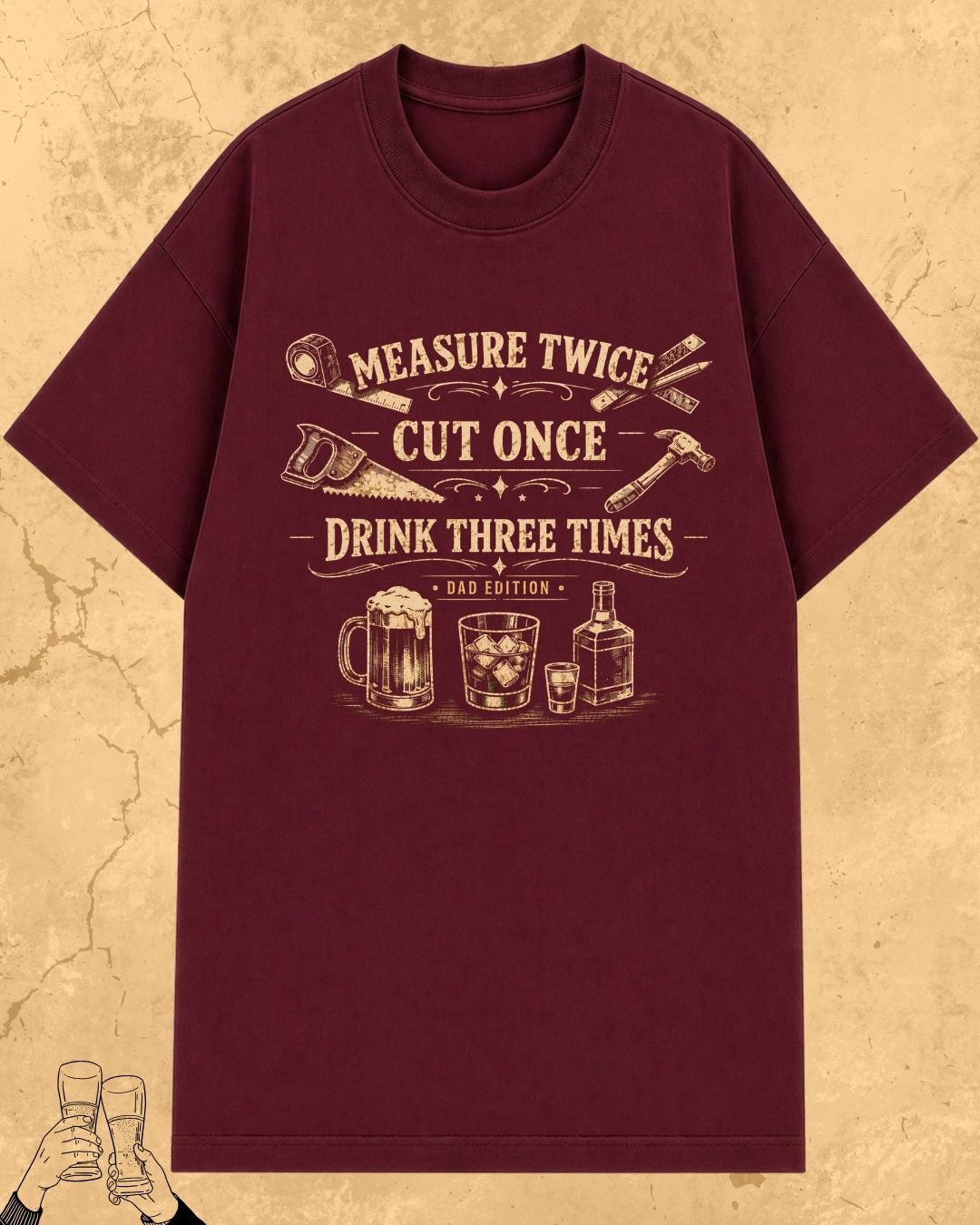Beer Bond Statement Cotton T-Shirt
