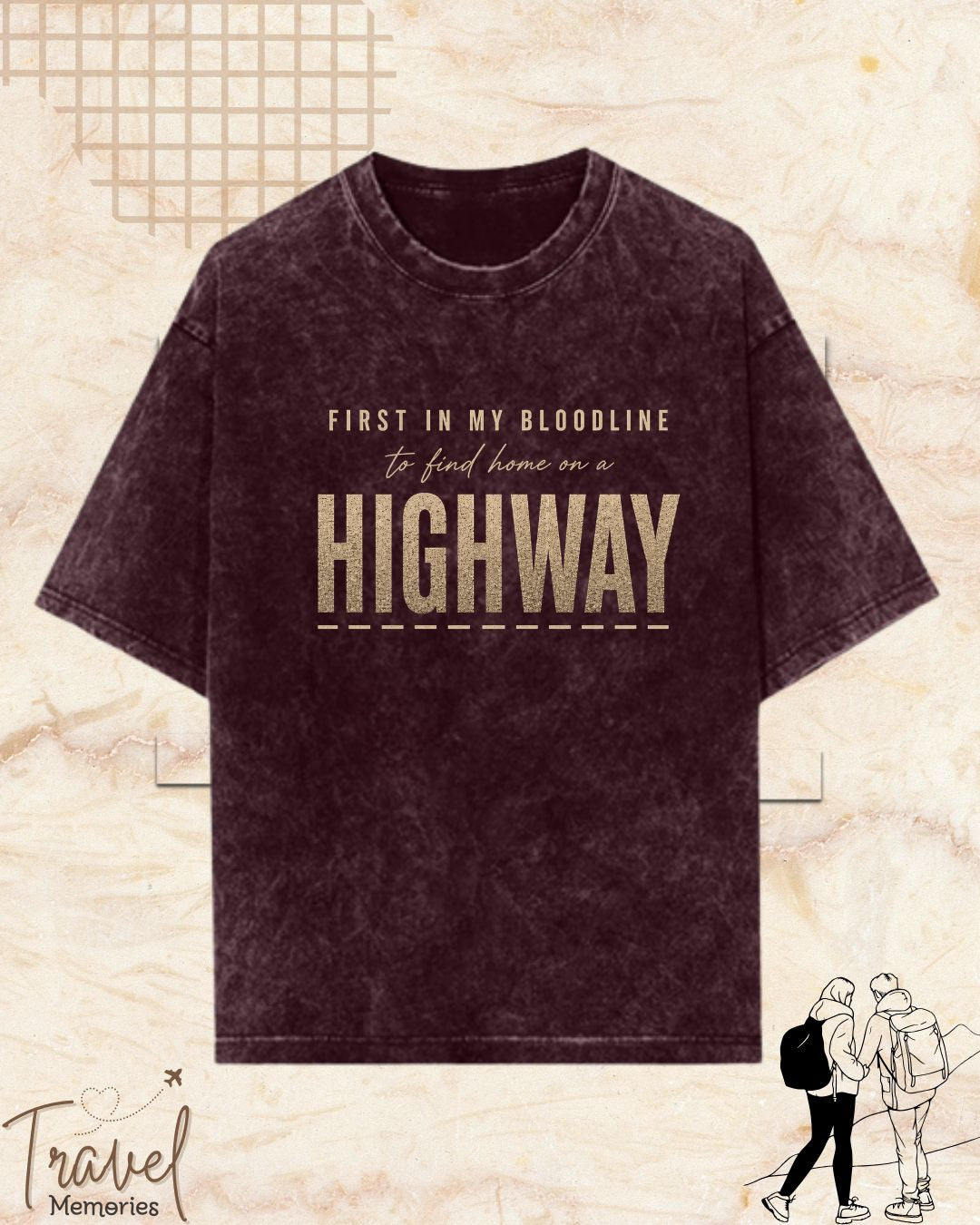 FIRST IN MY BLOODLINE Travel Cotton Tshirt
