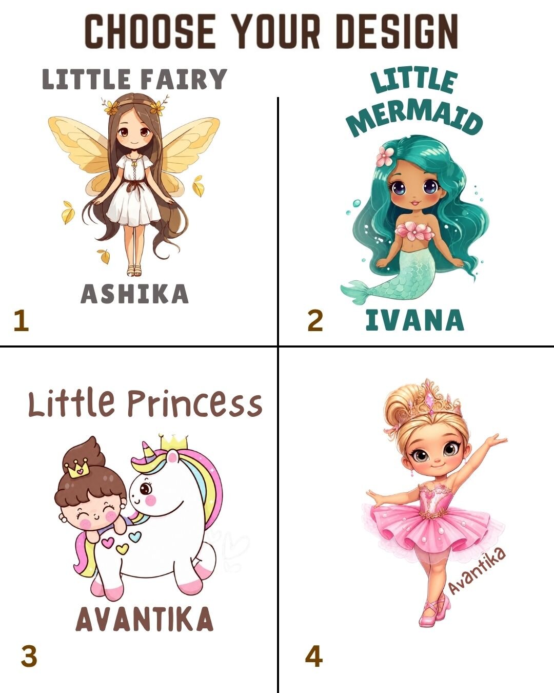 Princess Custom Kid Cotton Tee