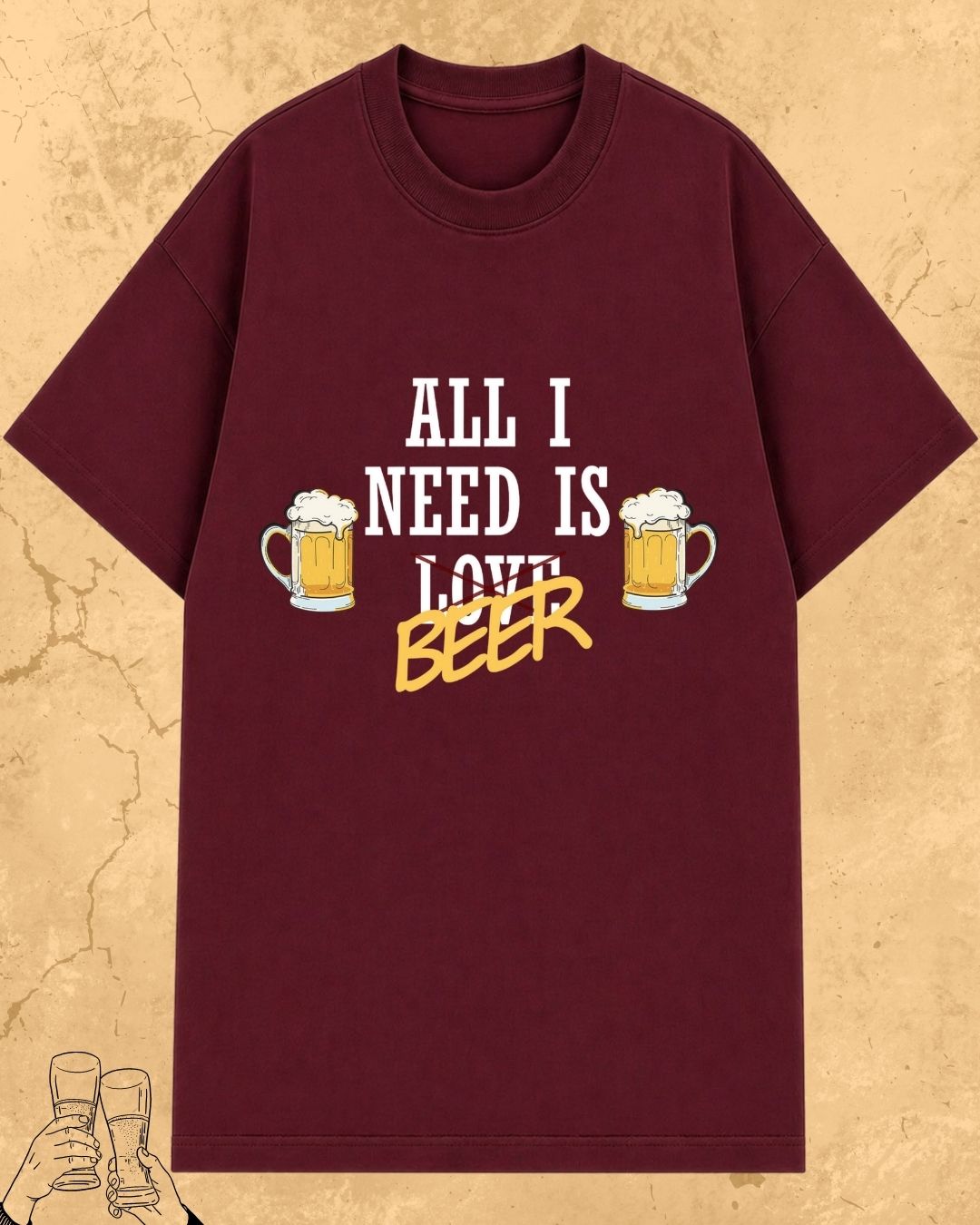 Beer Over Love Cotton Tshirt