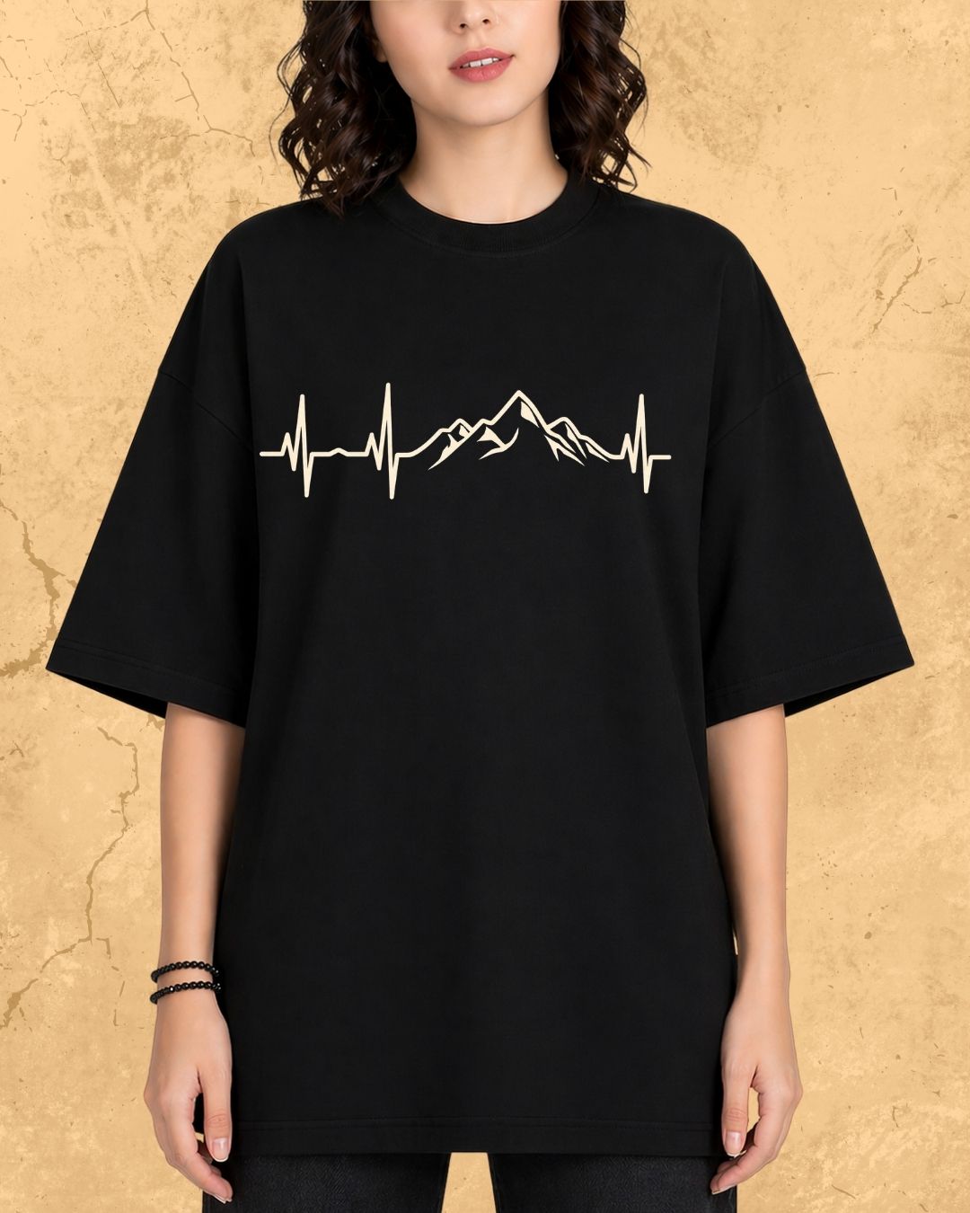 Minimalist Wanderline Travel Cotton Tshirt