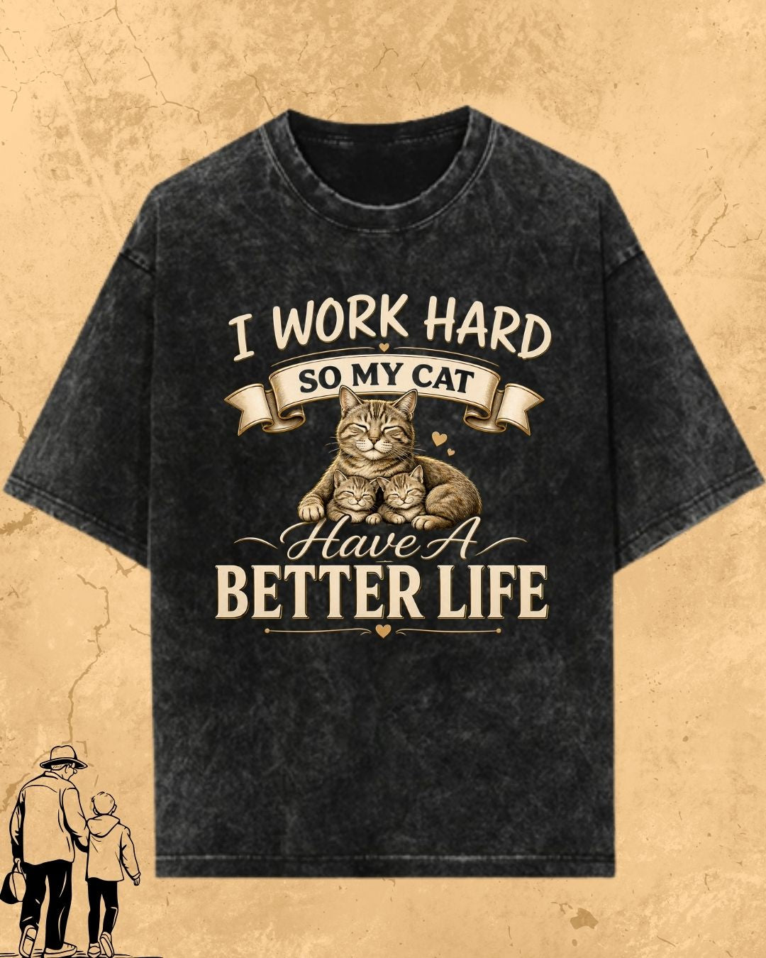 Purr Dad Cotton Tshirt