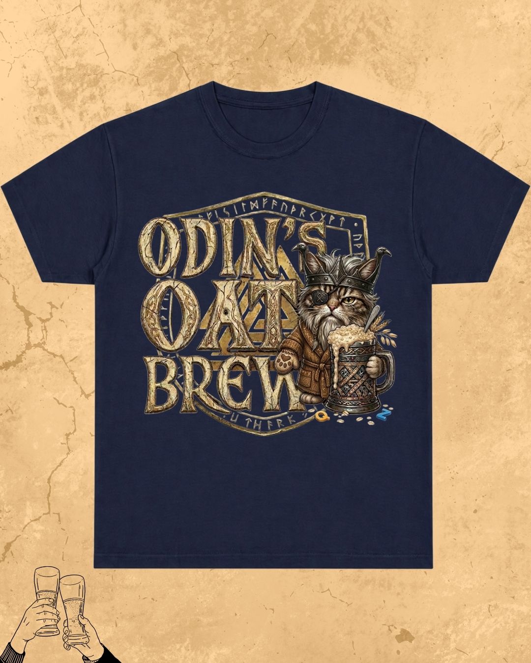 Mythic Beer Warrior Cotton T-Shirt
