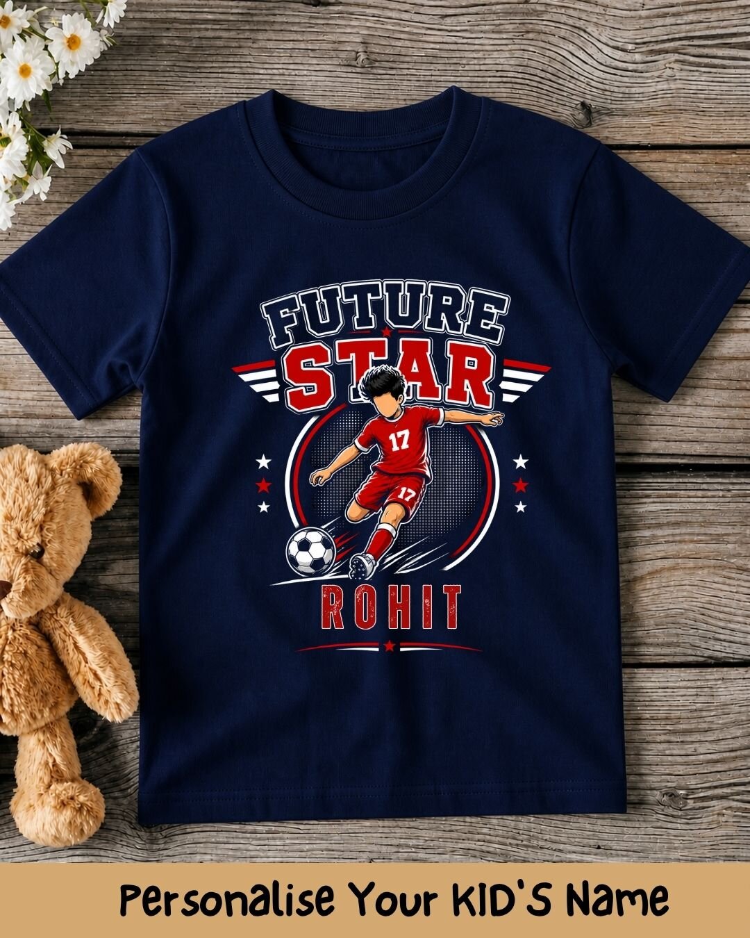 Future Sport Star Custom Kid's Cotton Tee