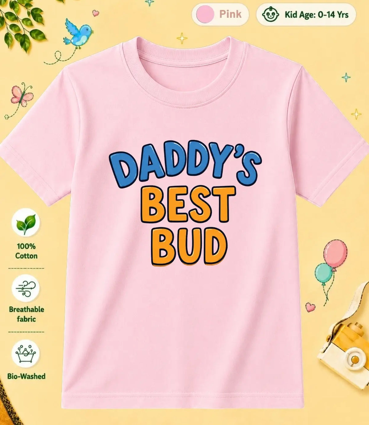 DAD & MOM Treasure kids Cotton Tee