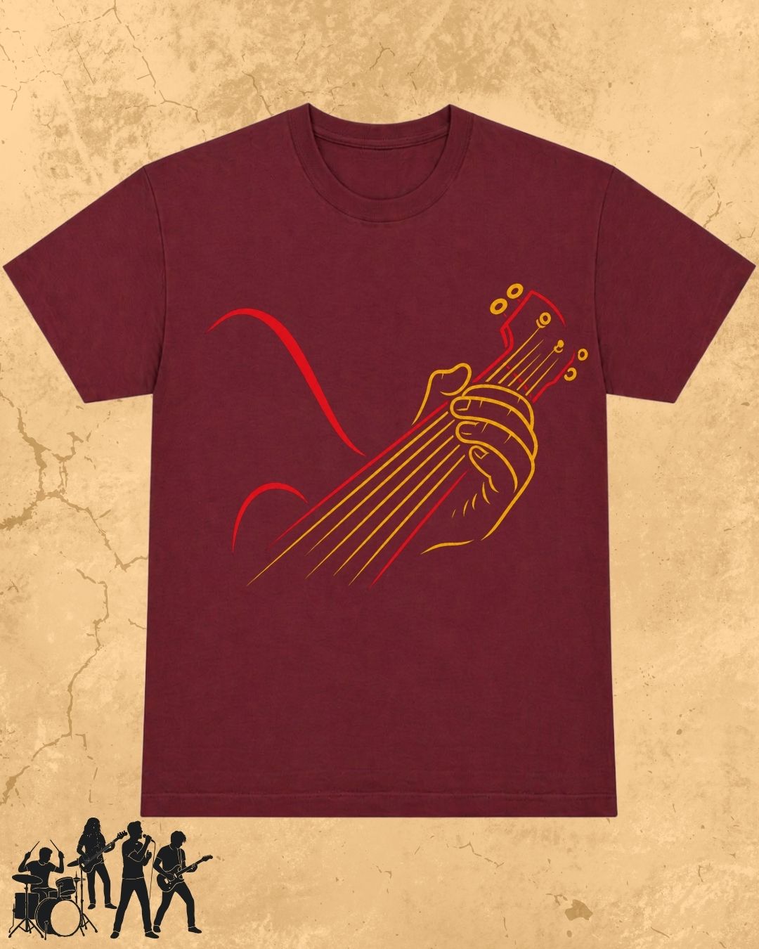 Minimal Music Vibe Cotton Tshirt
