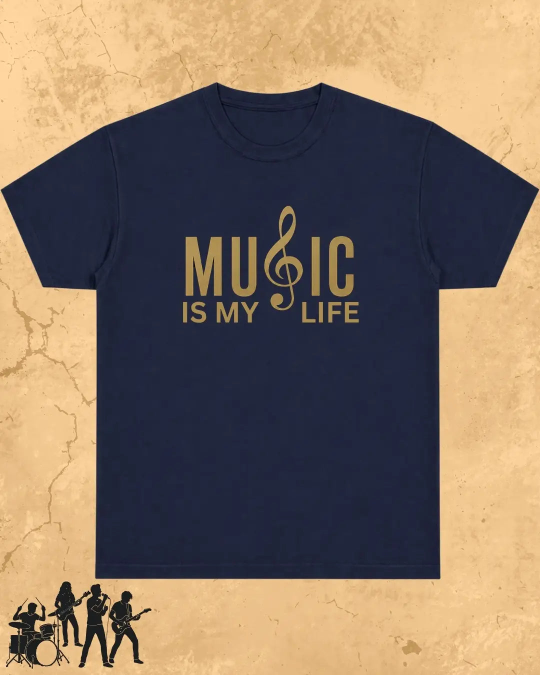 Music Is My Therapy Cotton Tshirt