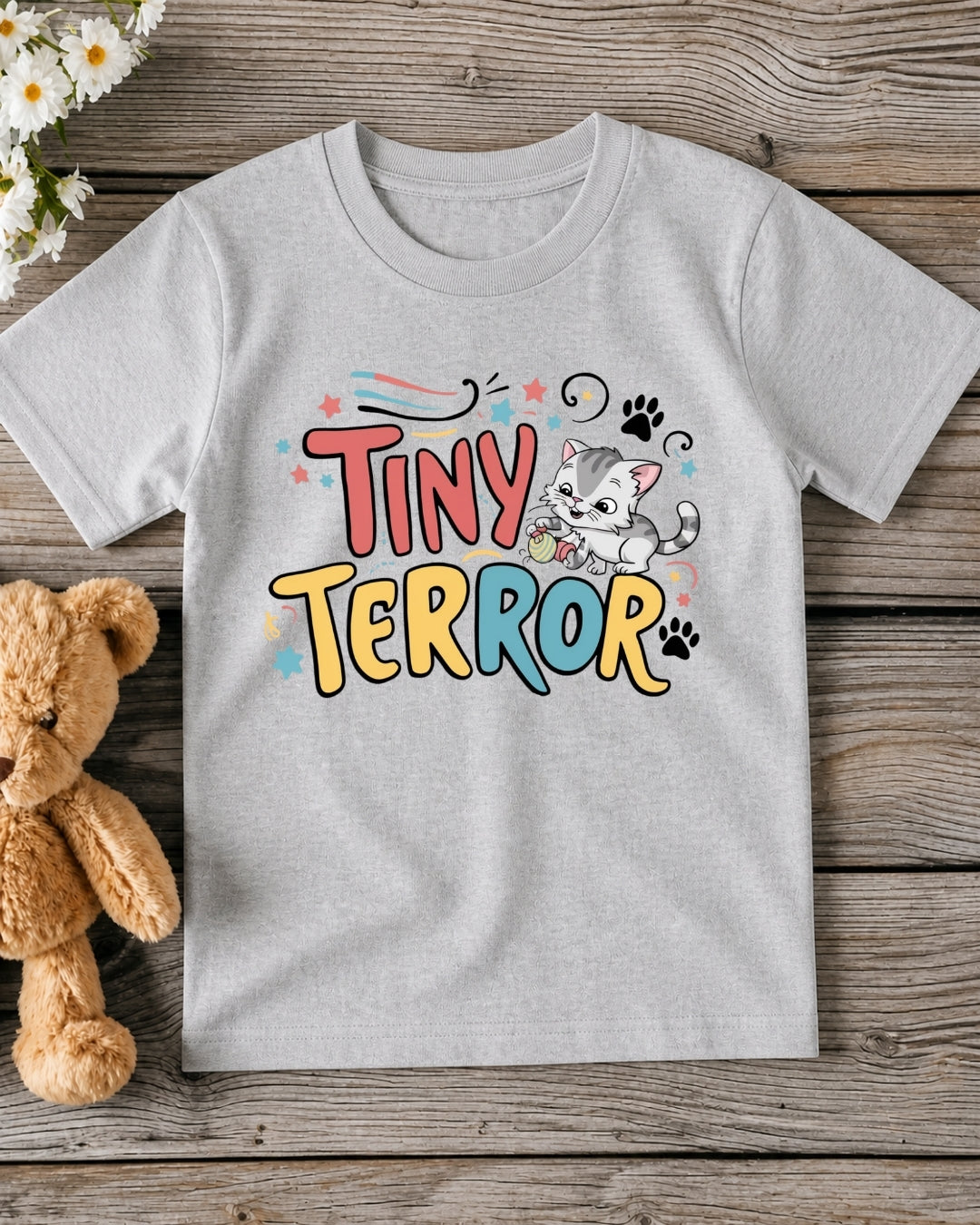 Tiny Terror Kid Cotton Tshirt