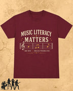 Music Literacy Matters Cotton T-Shirt