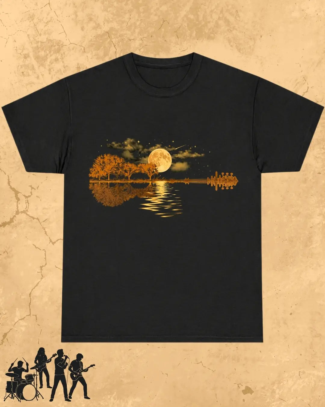 Guitar Relaxation Music Cotton T-Shirt