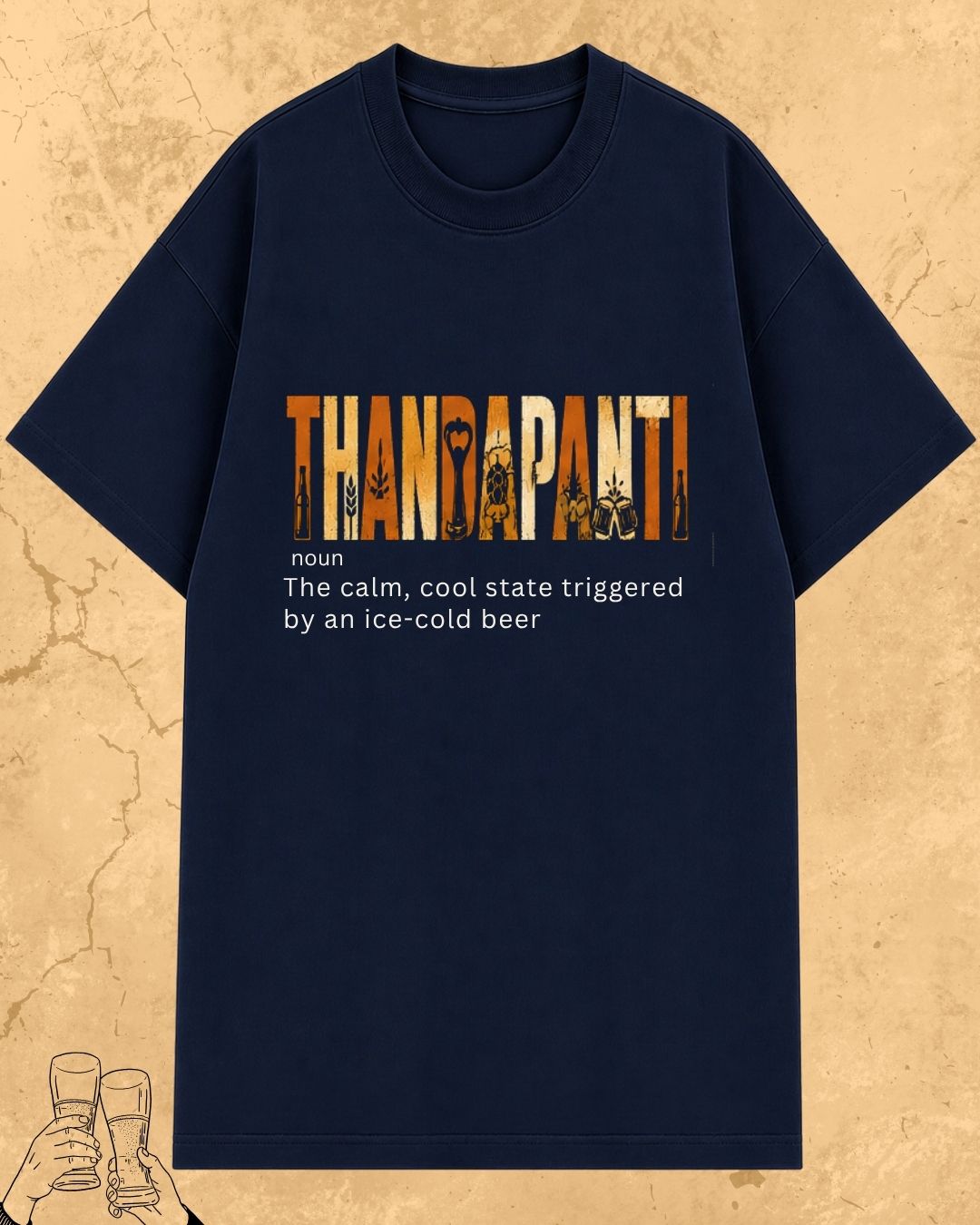 Hinglish Beer Dictionary Cotton Tshirt