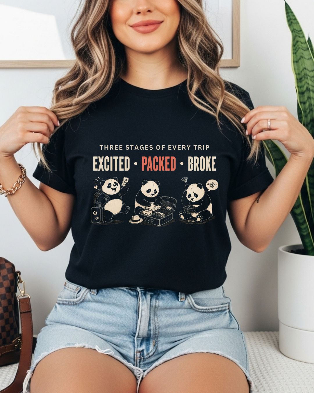 Three Stages of Every Trip Series 2 Travel Cotton Tshirt