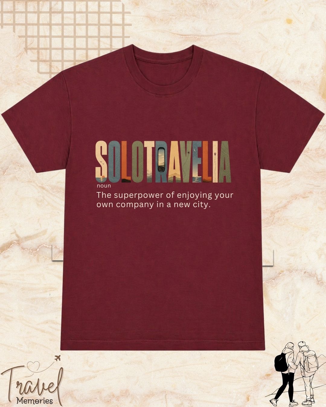 Travel Dictionary Cotton Tshirt