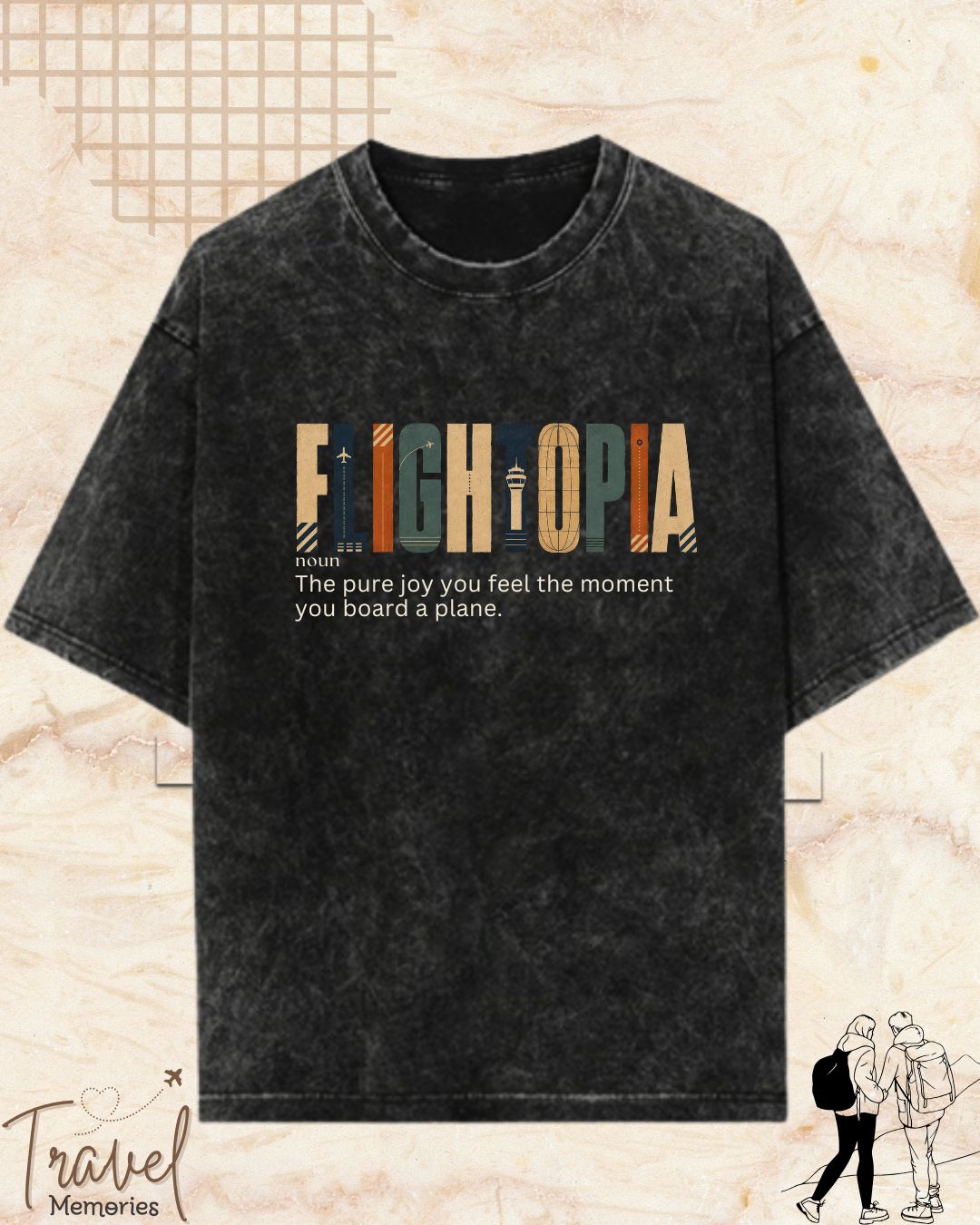 Travel Dictionary Cotton Tshirt