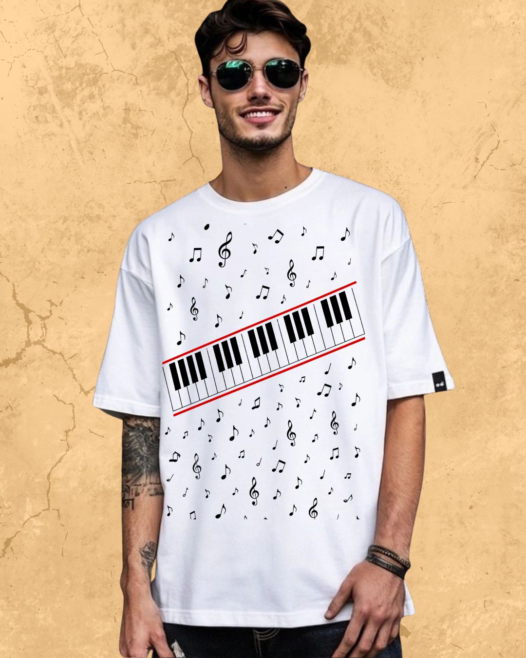 White Michael Jackson Cotton Tee