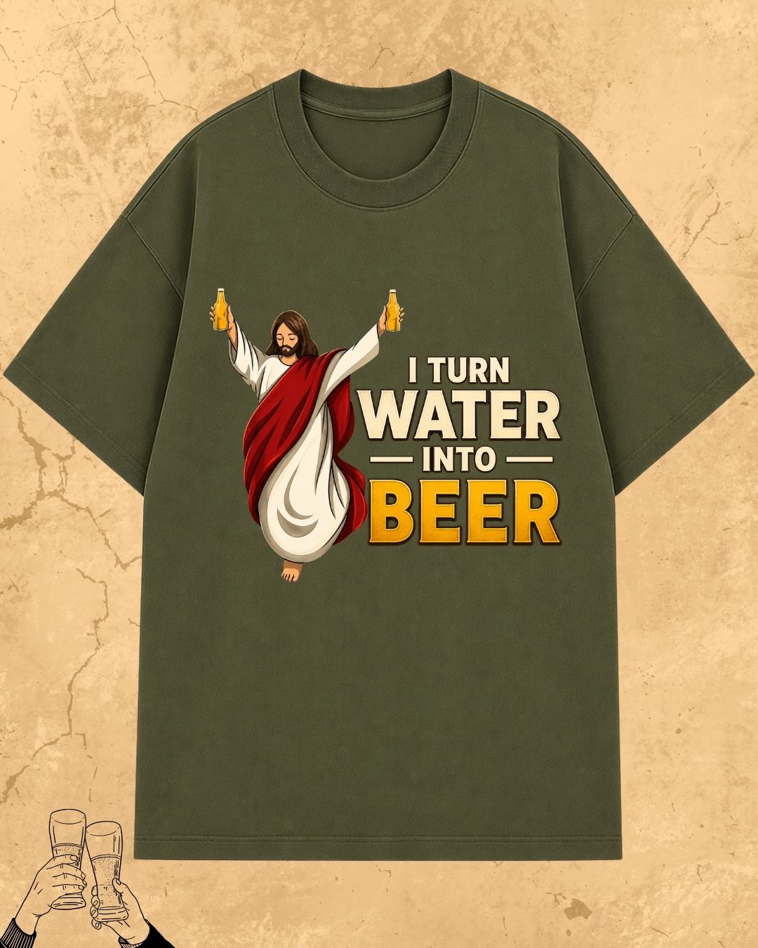 Mythic Beer Warrior Cotton T-Shirt
